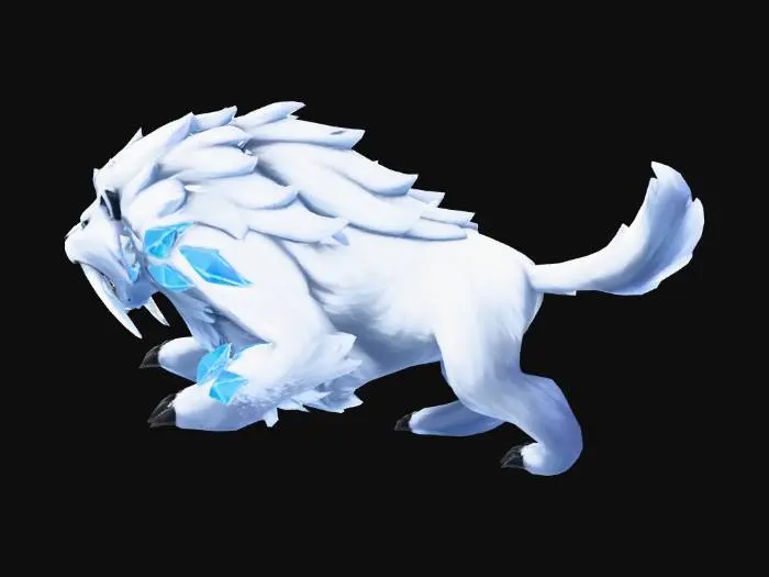 3D model for Frostfang Beast