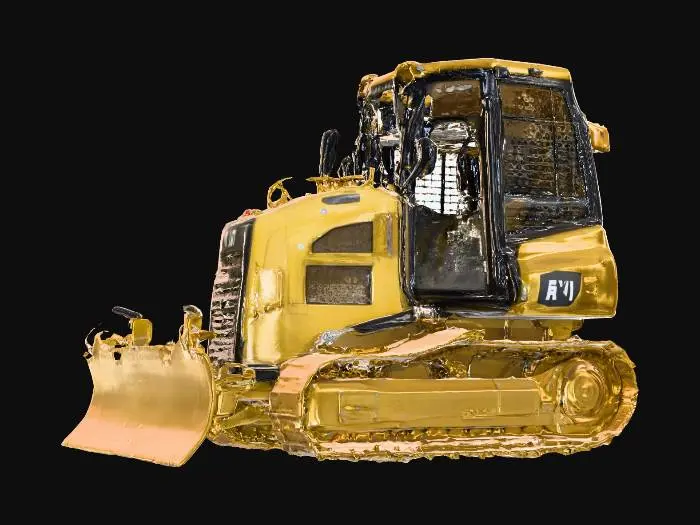 3D model for CAT D3 Bulldozer