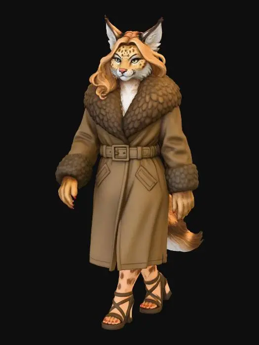 3D model for Sexy Lynx
