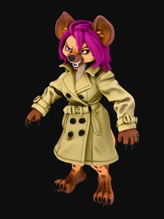 3D model for Hyena Detective