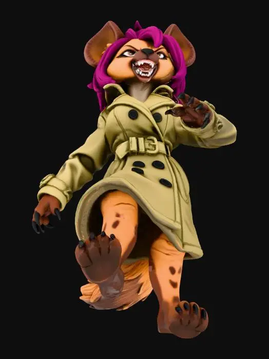 3D model for Hyena Detective