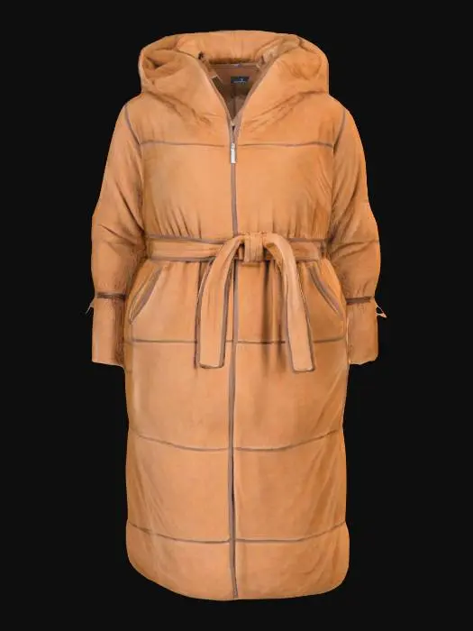 3D model for Mocha Winter Coat