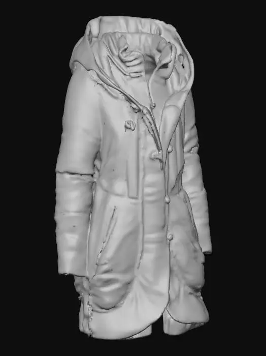 3D model for Silver Winter Coat