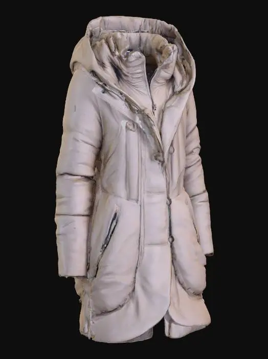 3D model for Silver Winter Coat