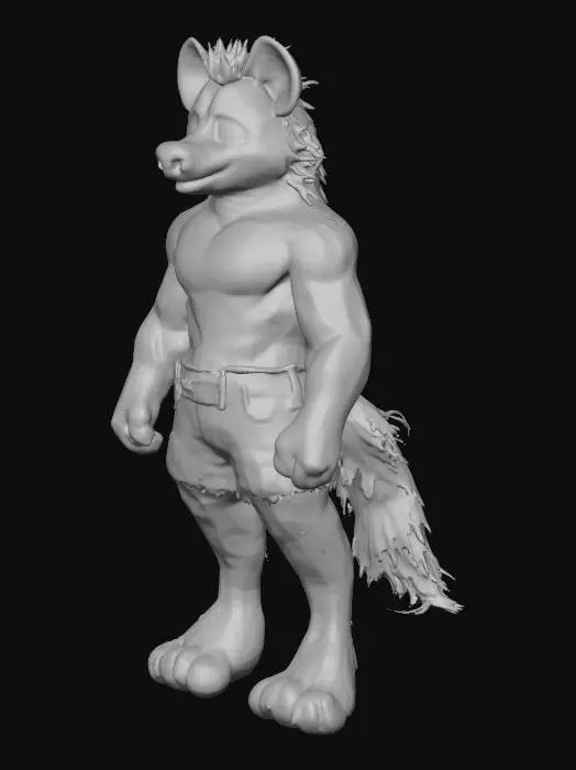 3D model for Hyena