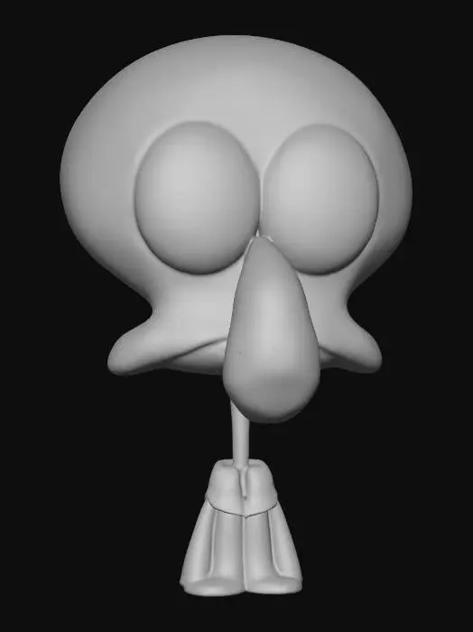 3D model for Squidward