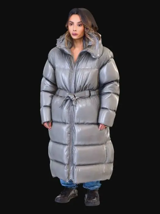 3D model for Man wearing a Super Thick Long Coat