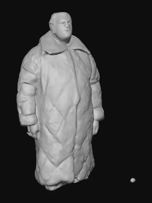 3D model for Cozy Quilted Coat