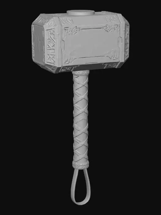 3D model for Thor's Hammer, Mjolnir