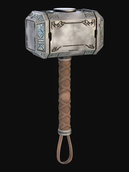 3D model for Thor's Hammer, Mjolnir