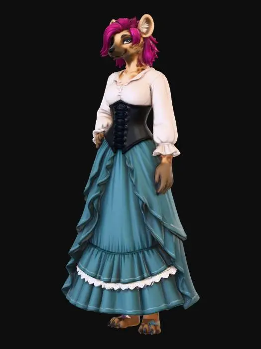 3D model for Hyena Elegance