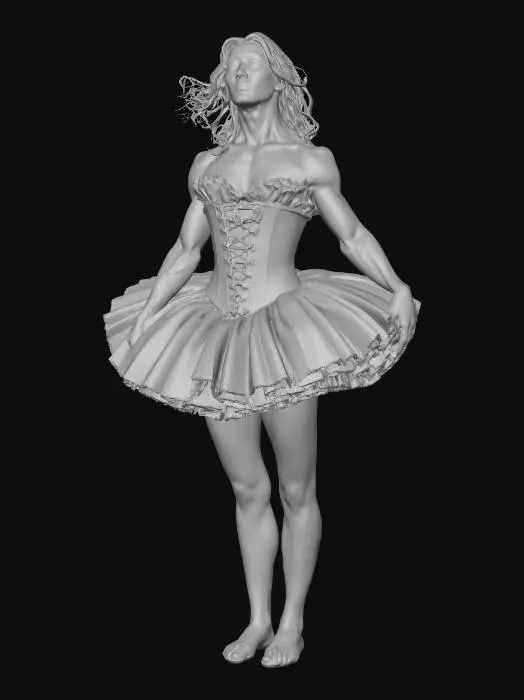 3D model for Male Ballerina
