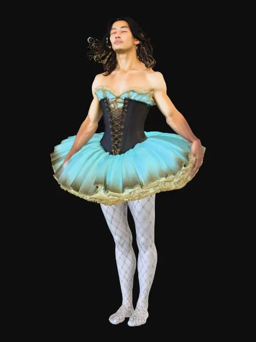 3D model for Male Ballerina