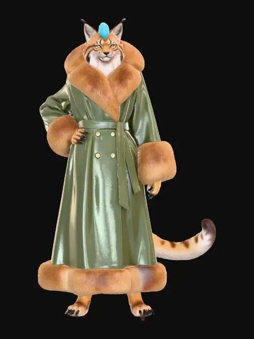 3D model for Feline Fashionista