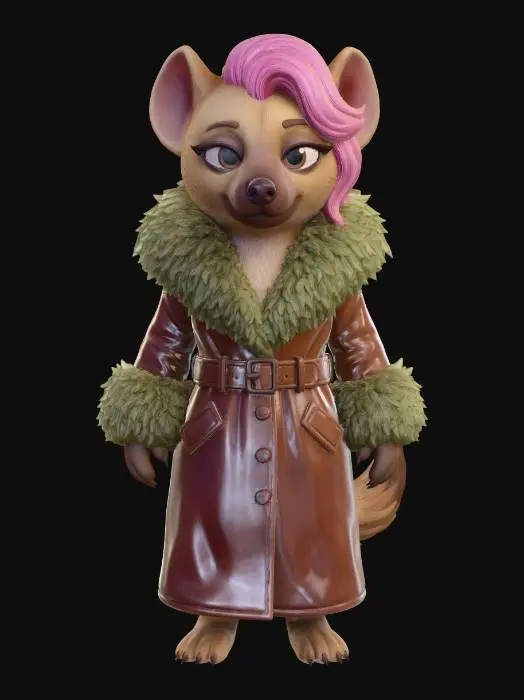 3D model for Hyena Mistress
