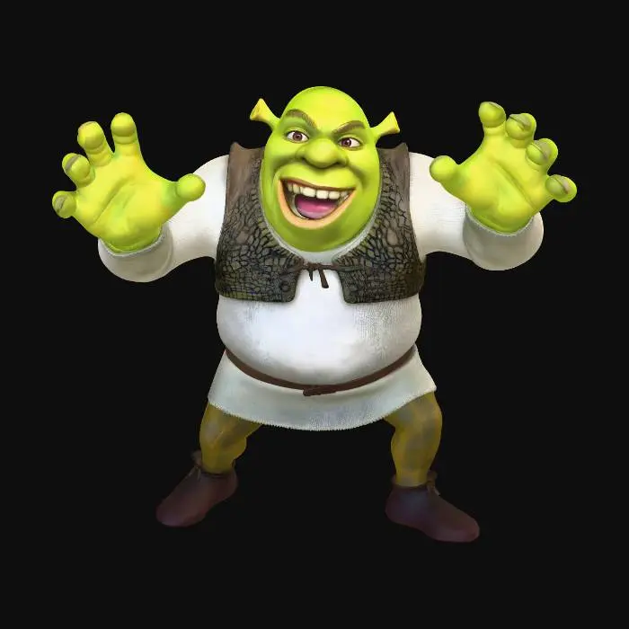 3D model for Shrek