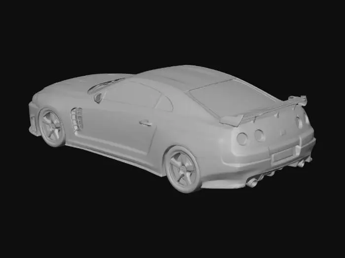 3D model for Futuristic Skyline GT-R Concept