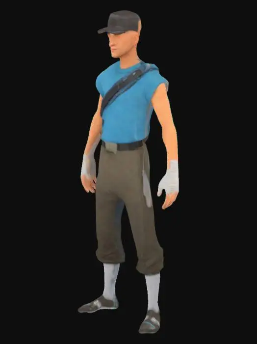 3D model for Scout Character