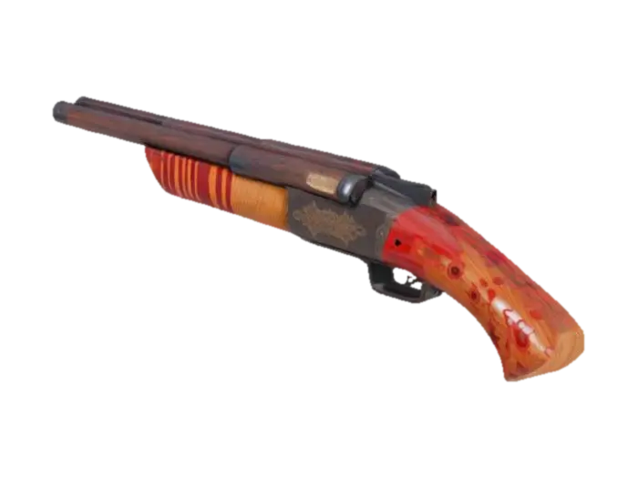 Shotgun doom model 3D, wygenerowany przez AI