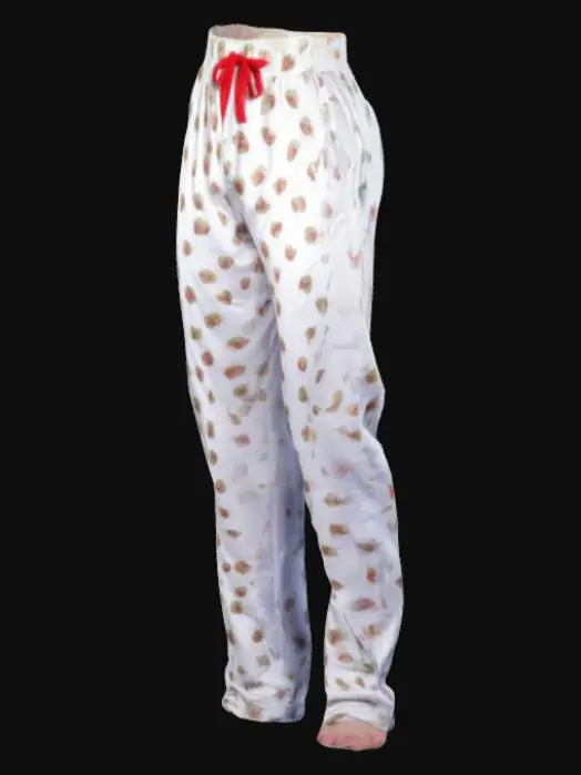 3D model for fat white trash mom pajama pants