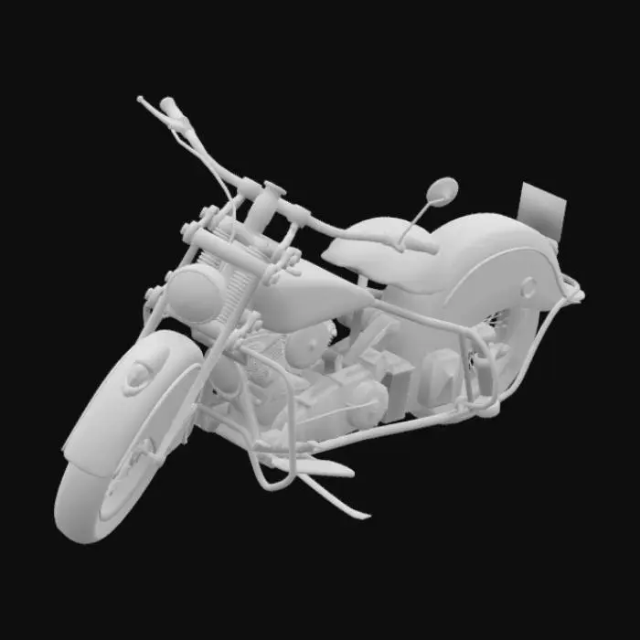 3D model for Indian Bike