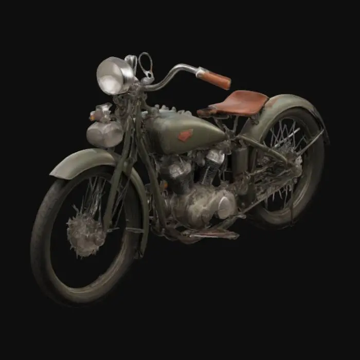 3D model for Vintage Harley-Davidson Classic