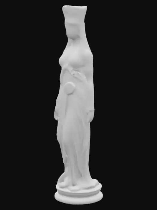 3D model for cleopatre adapter en jeux d'echec versions dame mais debout sans baton ni cape et sans chapeau