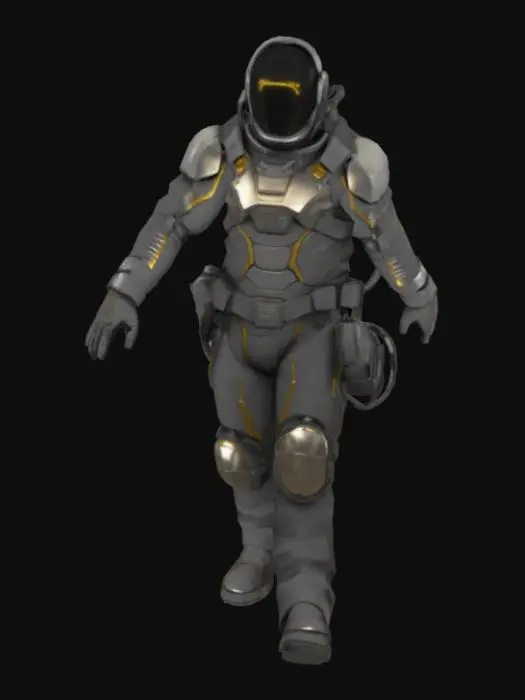 3D model for Astronaut in T-Pose