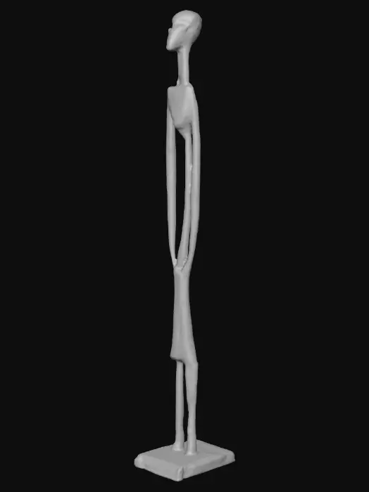 3D model for African Statue