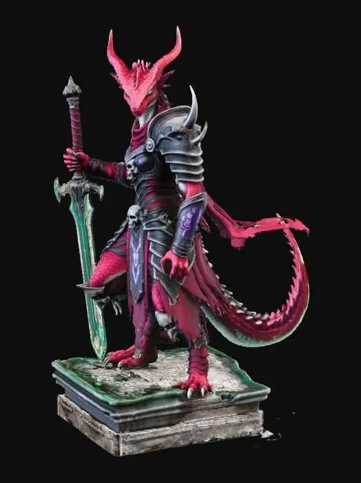 3D model for Dragon Death Knight
