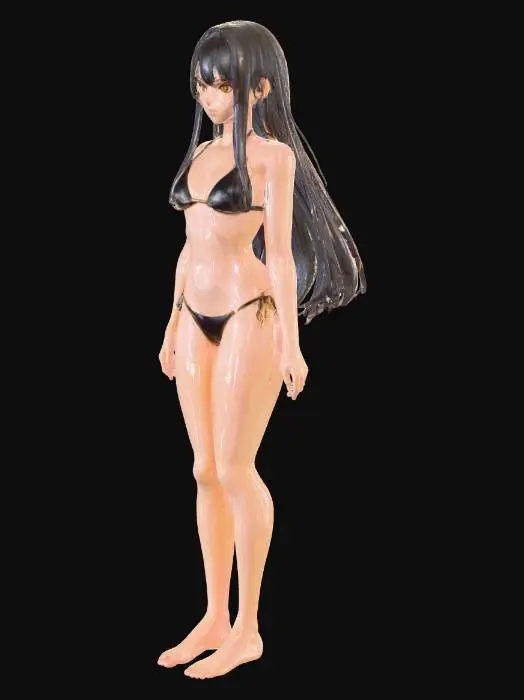 3D model for Black Bikini Revelation