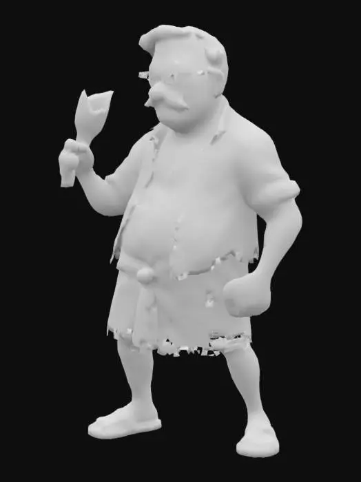 3D model for Lungi Raja