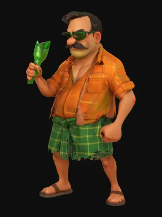 3D model for Lungi Raja