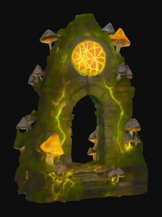 3D model for Enchanted Fungal Gateway