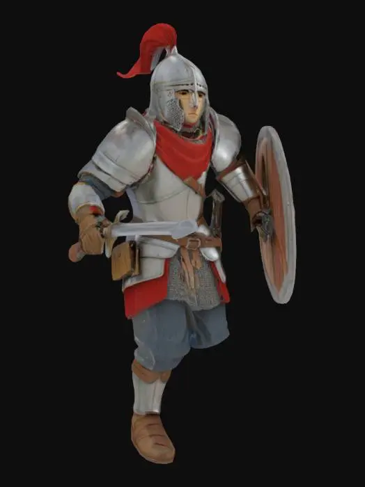 3D model for Knight in Valor