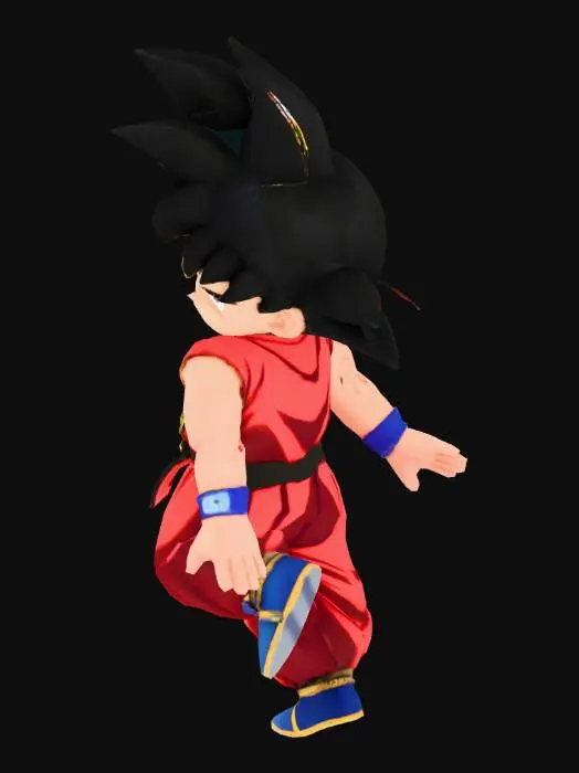 3D model for Young Fighter in Training