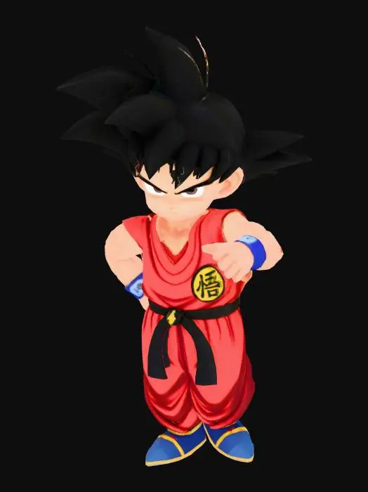 3D model for Young Fighter in Training