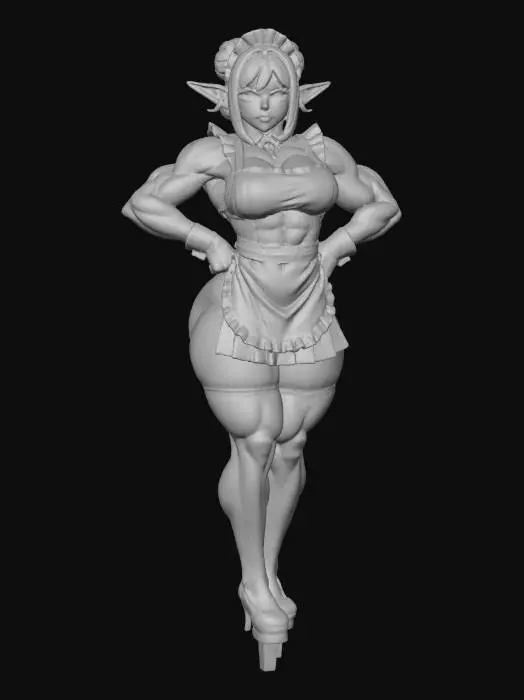 3D model for Orc Maid
