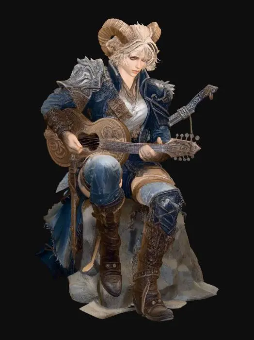 3D model for Harmony of the Warrior Bard