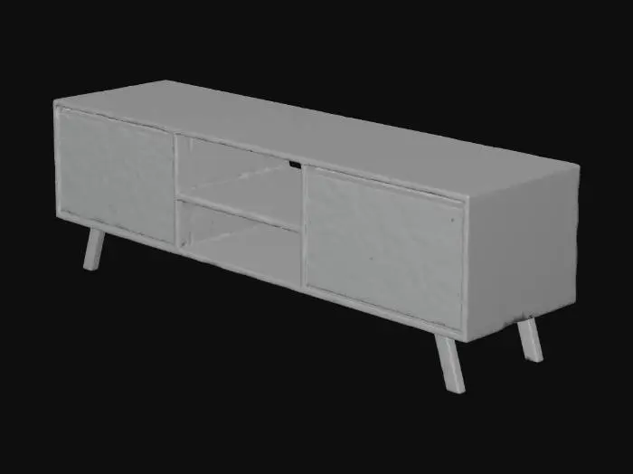 3D model for Wooden TV Stand