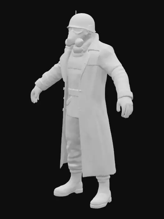 3D model for NCR Ranger Stance