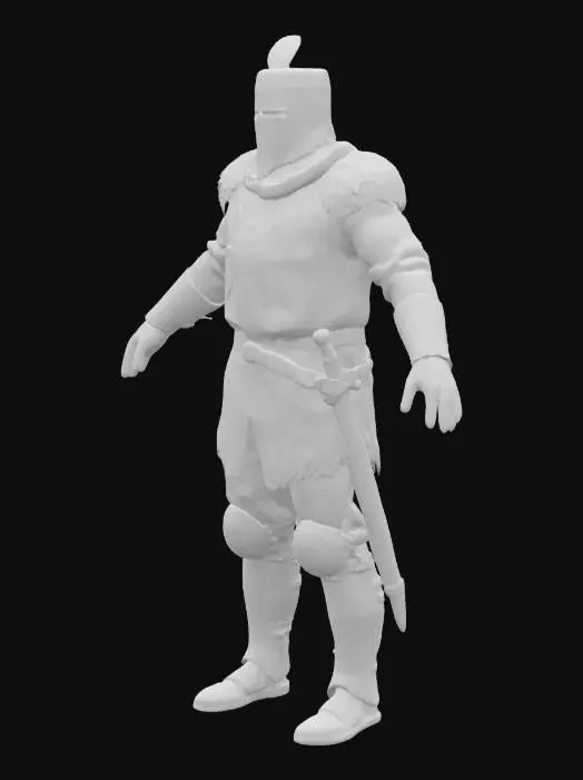 3D model for Solaire of astora (dark souls 1)