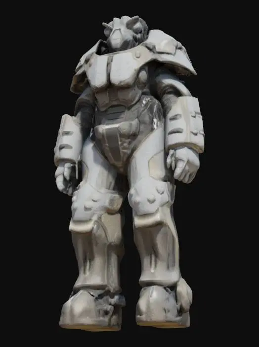 3D model for X01 enclave trooper