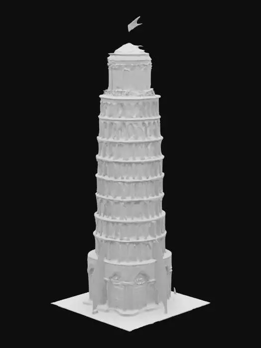 3D model for the leaning tower of pisa spaceship
, #AroundTheWorld#