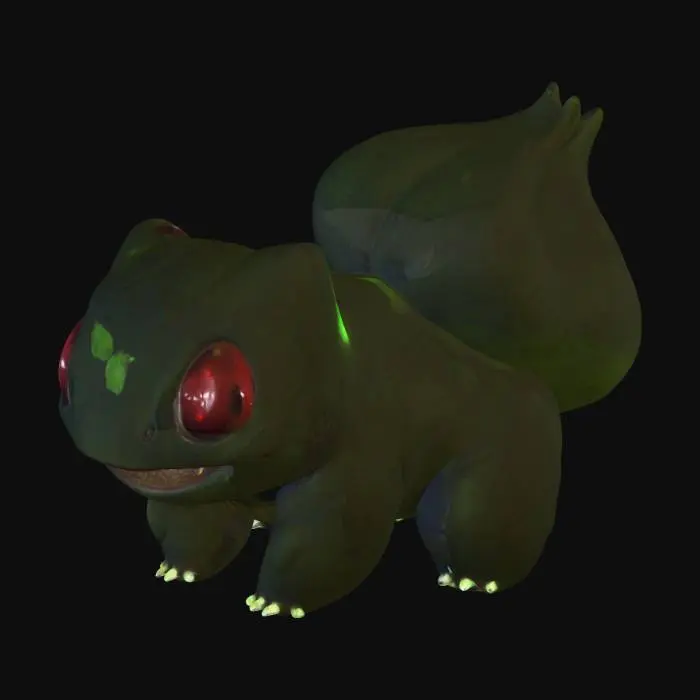 3D model for Bulbasaur