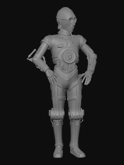 3D model for C-3PO