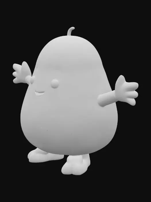 3D model for 팔다리가 달린 귀여운 감자 캐릭터
동글동글하고 많이 귀여워야함