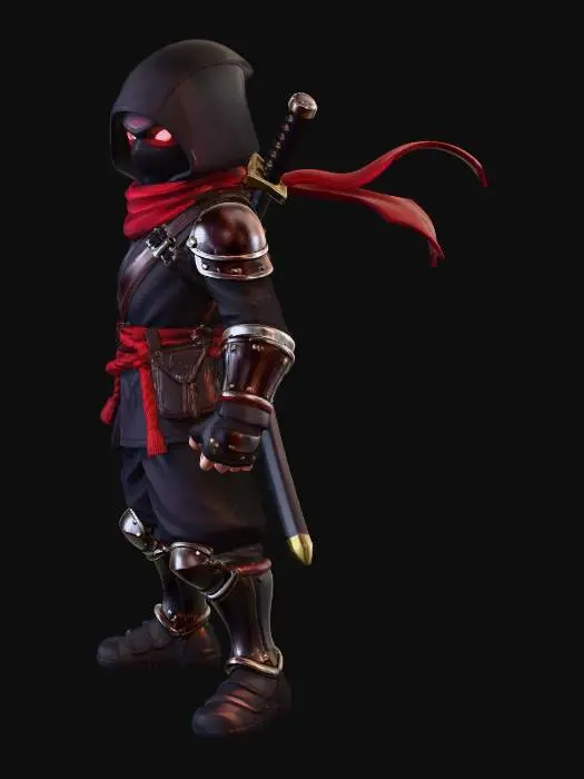 3D model for Crimson Shadow Ninja