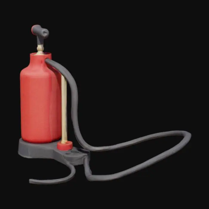 3D model for a simple manual air pump

