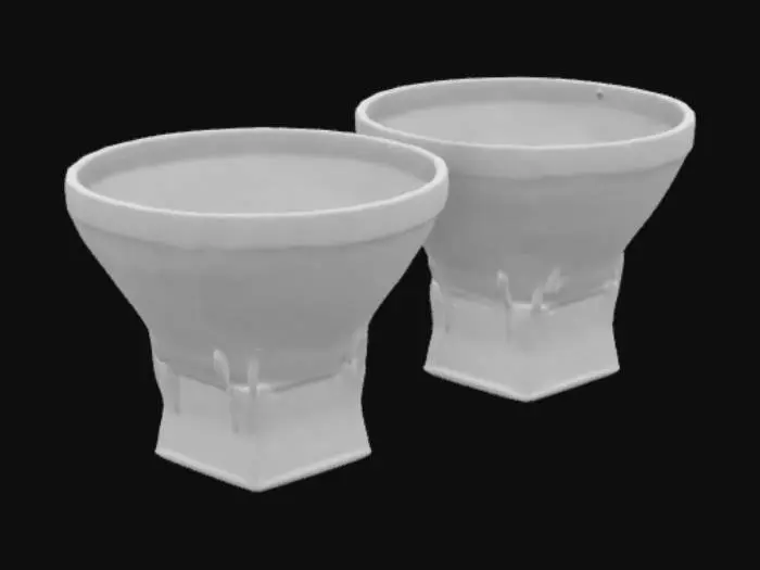 3D model for Wicker Rice Baskets